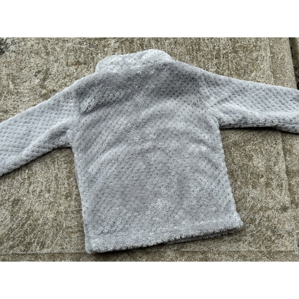 Columbia Girls XS Gray Pink Fleece Basic Jacket Full Zip Long Sleeve Polyester - Picture 5 of 5